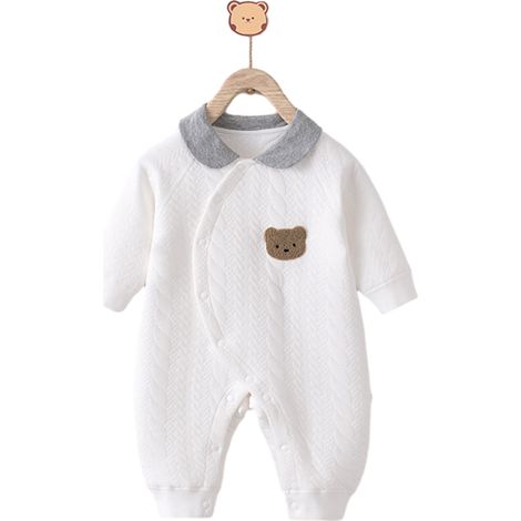 1 gigoteuse lestée, coton 100 %, manches longues, sans capuche, pour nouveau-né (0-1 an, ≤80 cm), unisexe (1/5)