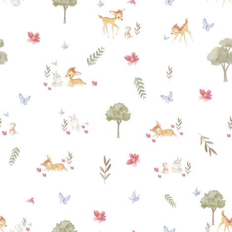 Rouleau de papier peint auto-adhésif - Disney Bambi - Nature (1/5)