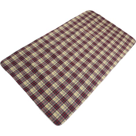 Alèses de lit pour incontinence, lavables et réutilisables, à carreaux, pour adultes et enfants, idéales pour les maisons de retraite et les hôpitaux (90 x 120 cm / 35,4 x 47,2 pouces). (1/5)