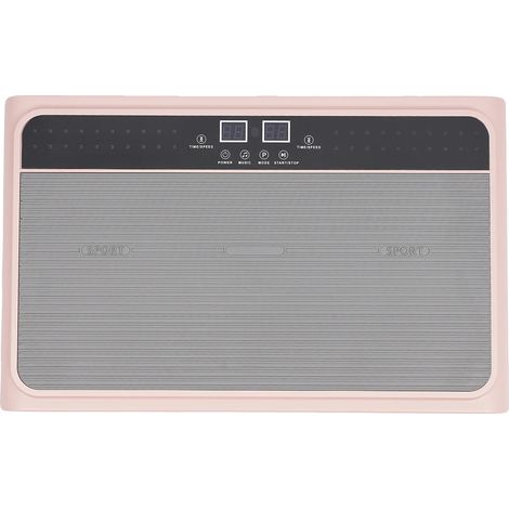 Pedana vibrante, modalità automatiche, design ergonomico, rosa (1/2)