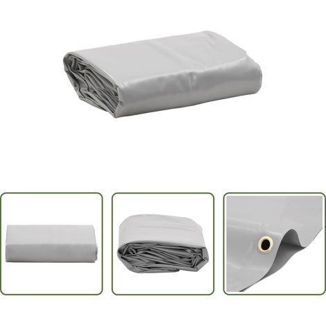 Bâche anti-UV -  Bâche gris 1,5x2,5 m 650 g/m² (1/5)