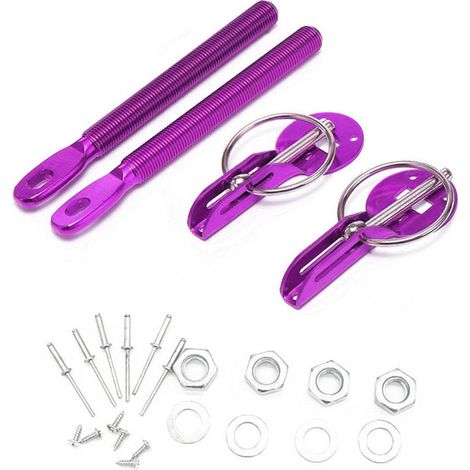 Clip per cofano, clip per cofano auto, clip Ot, clip Ot per auto, blocco Ot Ot Ot, kit di blocco Uchon universale Ot Ot per auto da corsa (ºúɫ)