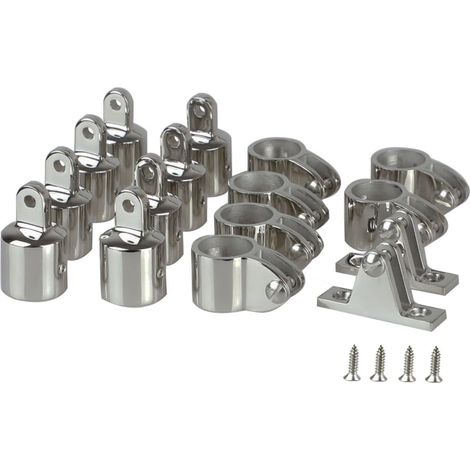 Kit de Montage de matériel Marin en Acier Inoxydable 316, Paquet de 16, Accessoires de Montage de Toit de Bateau, pour la Plupart des Bateaux, Yachts, Yachts (1/5)