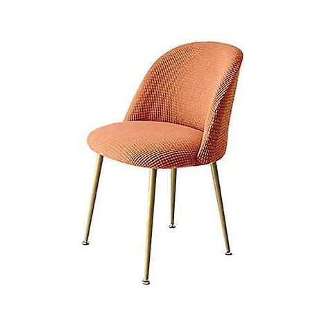 housse De Chaise Arc De Coquille 1 Pcs Housse De De Chaise Scandinave De Salle Bouquet De Mariage Avec Extensible Velour Chaise Couverture (1/5)