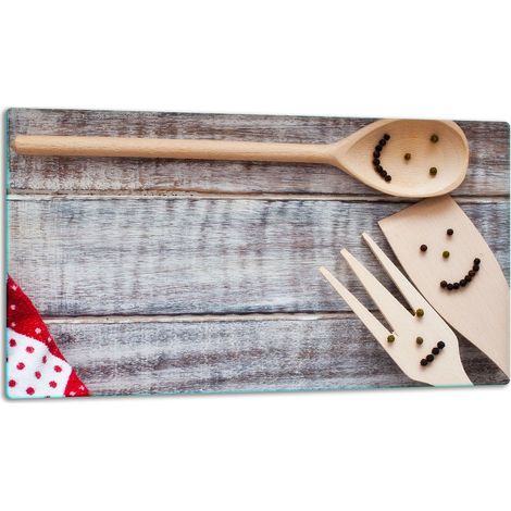 Tagliere della tavola di vetro 52x30 legno (1/5)