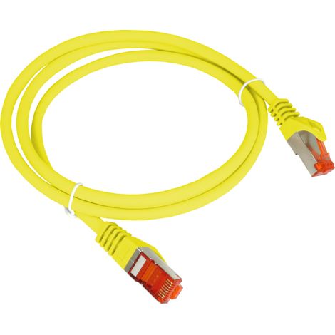 Cavo patch S/FTP cat.6A lsoh 5.0m giallo alantec