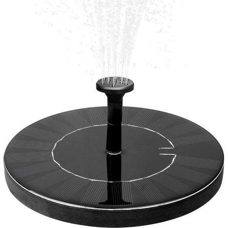 Fontaine solaire avec batterie 1.5W Fontaine de jardin extérieure Fontaine à eau Décoration de jardin Mini pompe à eau Pompe solaire avec batterie Pompe de bassin Kit de fontaine moderne extérieure (1/5)