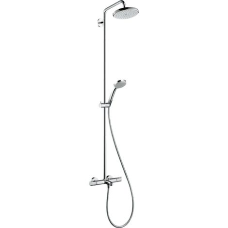 Tubo de ducha Croma 220 1jet de hansgrohe con termostato de baño, (1/5)