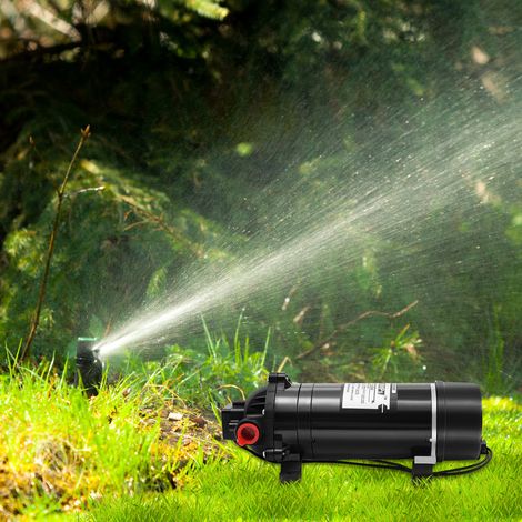 YISSALE - Pompe de Transfert d'Eau Portable 120W 220V, Unité de Pompe à Diaphragme 3 Chambres Auto-Amorçante, Débit 5,1-5,5L/Min, Pression 160Psi, Marche à Sec, Prise EU, Jardin, Voiture, Nettoyage (1/5)