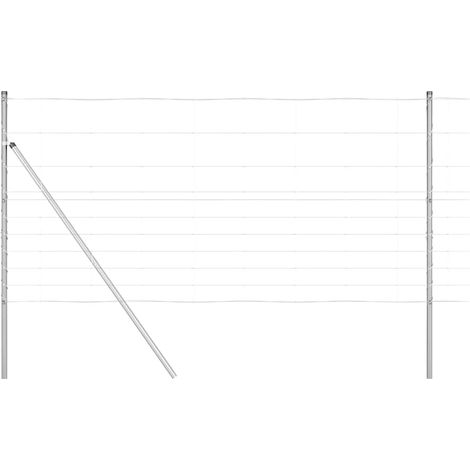Maison Exclusive - Ground Fix Geschweißter Drahtzaun 50 x 1,2 m (