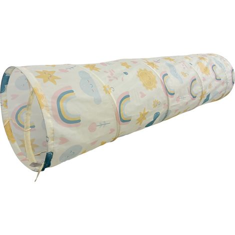 Túnel para gatear para niños, 180 cm, para jugar en interiores y exteriores