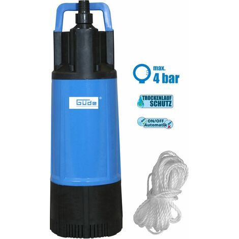 GÜDE GDT 1200 - Electrobomba sumergible para agua limpia con control electrónico de 1200W (1/5)