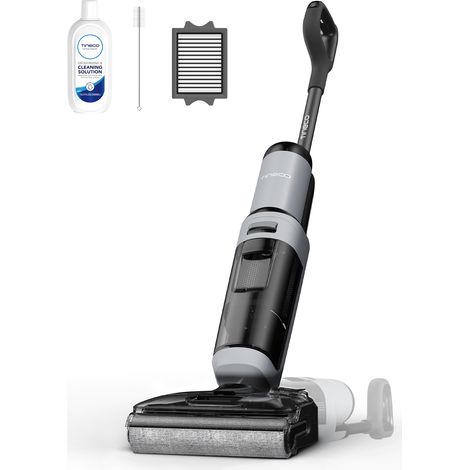 Tineco FLOOR ONE i5 Stretch Aspirapolvere Lavapavimenti, 20000Pa Potente, Aspira e Lava Insieme, Design Piatto 180°, Anti-Groviglio, Pulizia Bordi, Autonomia 30 Min, Serbatoi Capienti (1/5)