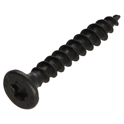 VBA3 Tête fraisée Cranté 4X30 TORX T20 Acier zingué noir-1 pièce