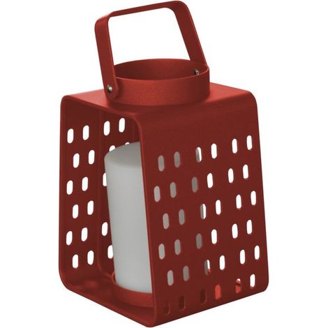 PROLOISIRS Lampe intérieur/extérieur PM (petit modèle) - rouge 18 x 25 x 15 cm
