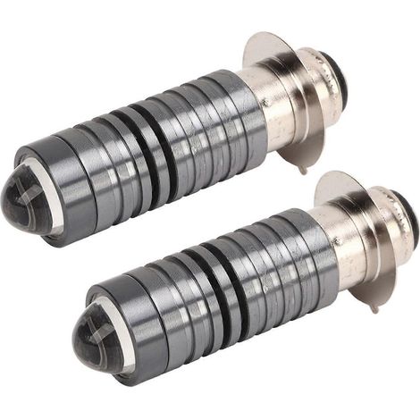 Lot de 2 ampoules LED P15D 10-60V 2000LM 20W IP67 étanches pour phare moto, camion et véhicule utilitaire. (1/4)