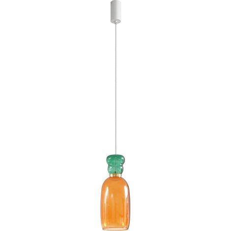 LED Ceiling Light 'Fay' made of Glass for Kitchen