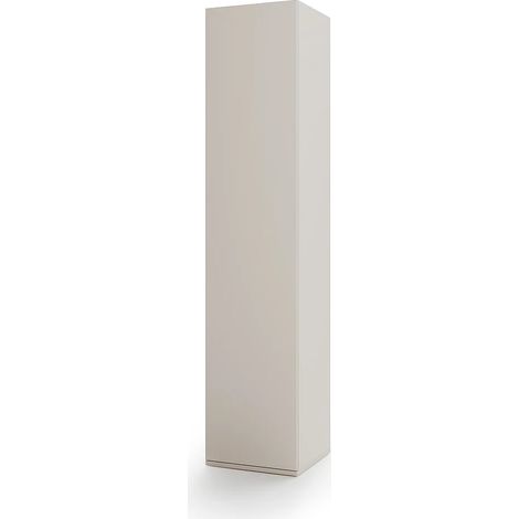 Armoire 1 porte pour lit escamotable - L50 cm - Beige - NILODIA (1/5)