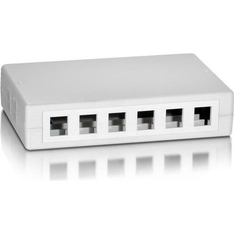CAJA DE SUPERFICIE EQUIP KEYSTONE PARA 12 ROSETAS  125460 (1/2)