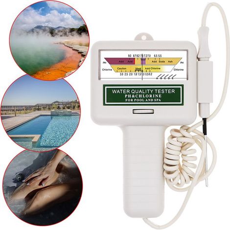 pH-Tester für Schwimmbadwasser, Restchlor, Wasserqualität, pH-Test (1/5)