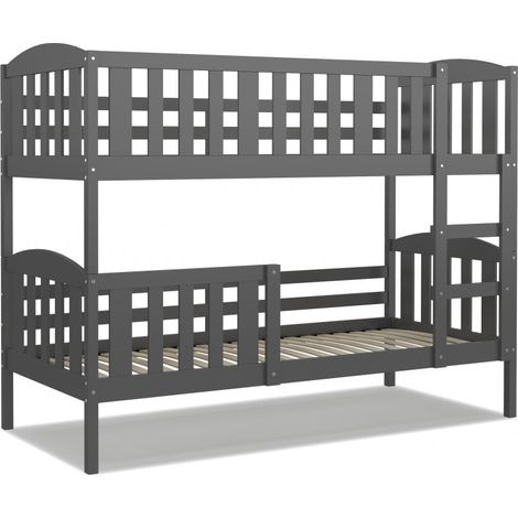 Lit Superposé Leo 90x190 Gris - gris (1/4)
