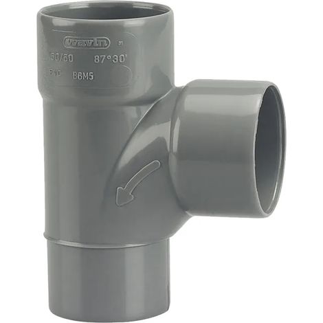 Tubería pvc Wavin 3026010 ángulo 87°30 macho hembra
