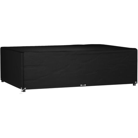 Funda para muebles de jardín 12 ojales rectangular 227x152x65cm