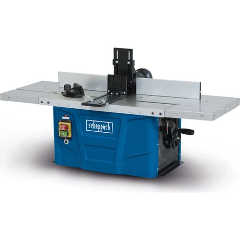 Scheppach Fraiseuse de table HF50 – 1500 W – Hauteur de broche réglable – Fraise de 80 mm – Vitesse 11500-24000 min-1 – Table de travail extensible (1/5)