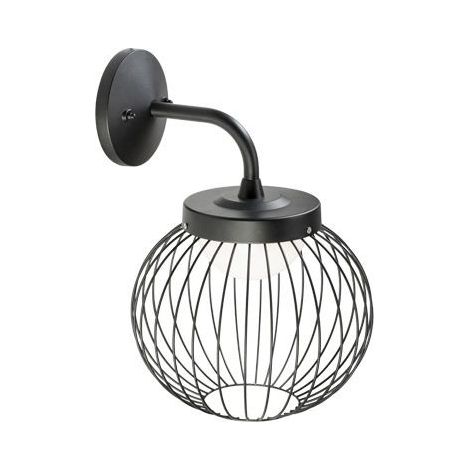 20W Led 4000K Wandleuchte Cage Black Line (1/3)