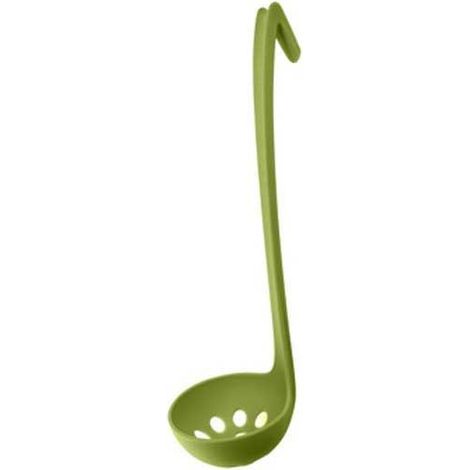 Ibili Cucchiaio per olive in nylon argento 24 cm