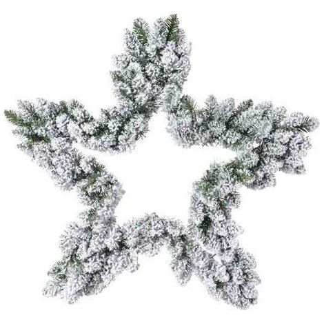 DIETROPORTA STELLA PINO INNEVATO CM 50
