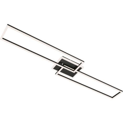 Lámpara de techo LED CCT 110 cm 40W 5200LM negra 1100x248x80
