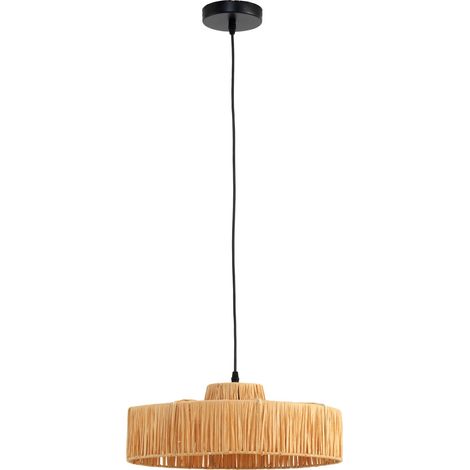 Plafonnier en fibres naturelles