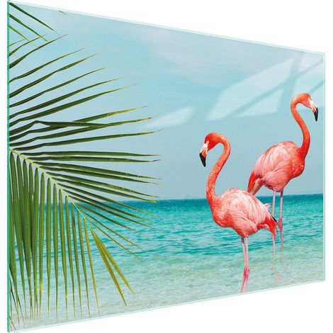 Glasschneidebrett 30x22 Flamingo (1/5)