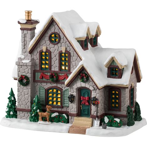 Lemax 45235 White Christmas - Edificio Illuminato - a Batteria (1/4)
