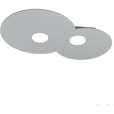 Plafoniera Moderna Cloud Metallo Grigio 2 Luci Gx53 (1/5)