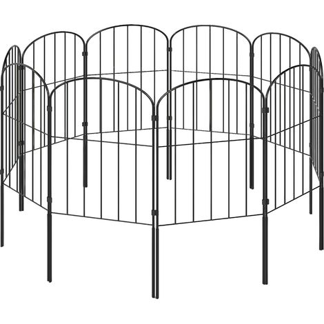 Levede 10 Pack Animal Barrier Metal Decorative Garden Fence Outdoor Pet Border (1/5)
