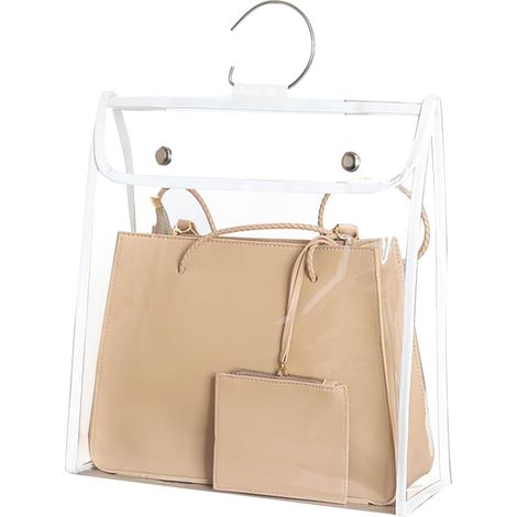 Organisateur de sac à main transparent pour sac à main, sac à main résistant à la poussière, pour femmes, filles, femmes, femmes, collectionneurs, maison, appartement, amateurs de mode, propriétaires (1/5)
