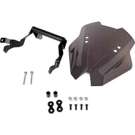 Motorrad-Windschutzscheiben-Deflektorverkleidung mit Handy-Navigationshalterung, kompatibel mit BMW G310R 2017-2025 (1/5)