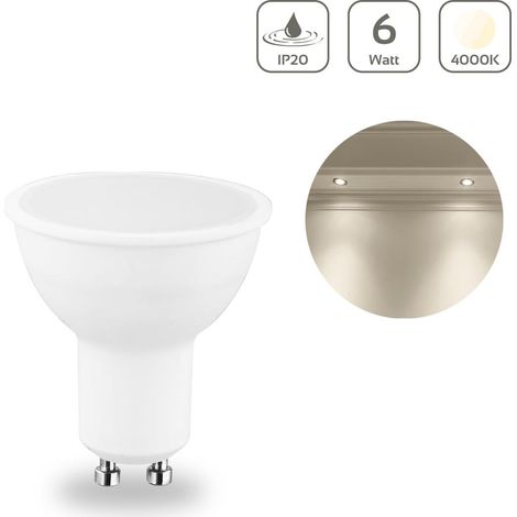 LED Spot GU10 6W 540lm 120° - Lichtfarbe: Neutralweiß 4000K (1/5)