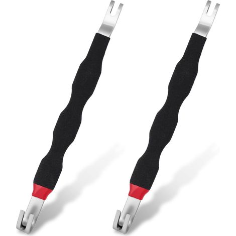 2PCS Séparateur de Connecteurs Électriques, Universel Outil de Démontage de Connecteurs Électriques Auto, en Acier au Carbone avec Poignée Antidérapante pour Voitures et Camions (1/5)
