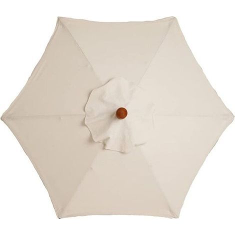 Housse de Rechange pour Parasol de Table de marché, Table et Parasol - 6 Baleines - 3 m - Imperméable - Anti-Ultraviolet (1/5)
