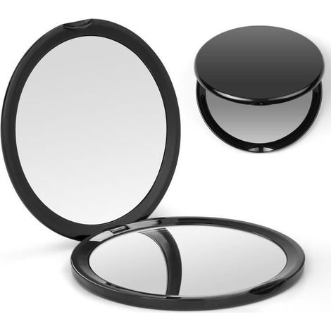 Miroir Compact - Non spécifié - 1x/10x - Pliable - Léger - Double Face (1/4)