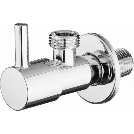 Wandmontierter Eckventil-/Mischbatterie-Umsteller, 1/2-Zoll-Wandanschluss mit Einhebelmischer (1/3)