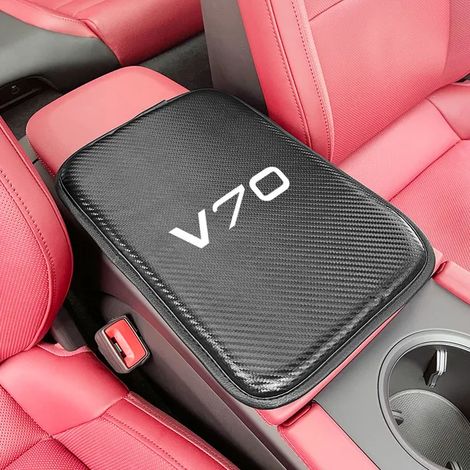 (Pour V70) Housse de coussin d'accoudoir pour voiture, accessoire auto compatible Volvo (1/5)