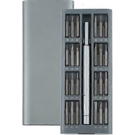 Ensemble d'outils combinés : tournevis de précision multifonction 24 en 1 avec embouts magnétiques
