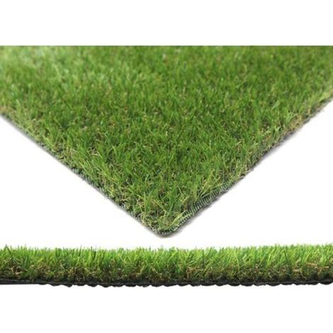 Gazon artificiel en rouleau 1m x 1m (Hauteur 15 mm) de See Green - Pelouse réaliste, durable et facile d'entretien (1/4)