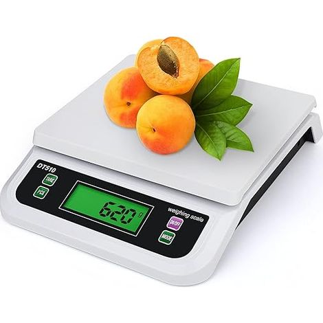 Balances électroniques Cuisine 30kg / 1g balance nourriture Digital faisant cuire à la maison faisant cuire le fruit pesant balances multifonctionnelles Certifié CE ( Color : White , Size : 30kg-1g ) (1/5)