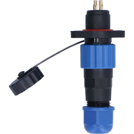 Fiche IP68 étanche mâle femelle avec bride, connecteur industriel aviation SP134 broche (250V 5A) (1/5)