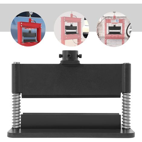 Kit d'accessoires de presse plieuse de 30,5 cm, design à double ressort, outil de pliage en métal robuste pour presses hydrauliques standard de 12/20 tonnes, noir (1/5)